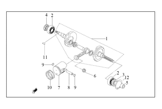 #6 Bearing Needle 50cc OR 90CC/100CC