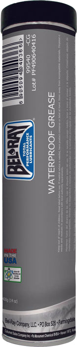 BEL RAY WATERPROOF GREASE 14OZ CARTRIDGE