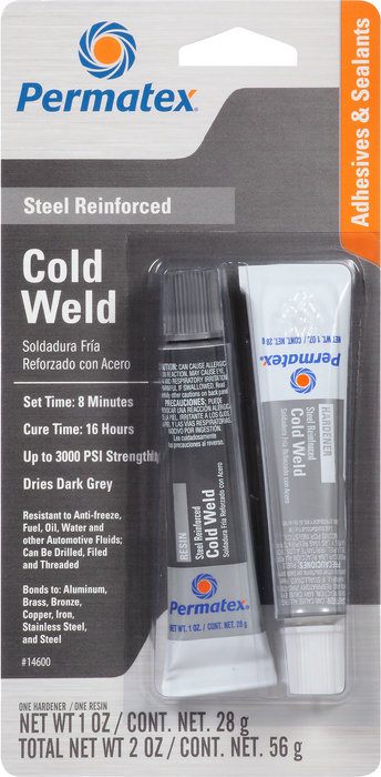 COLD WELD BONDING COMPOUND 1OZ 2/PK
