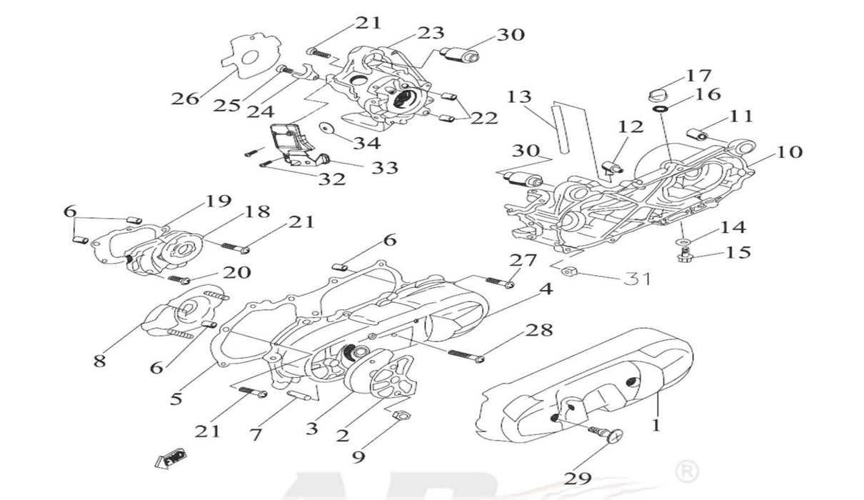 #21 HexSocket Bolt 50/90/100cc