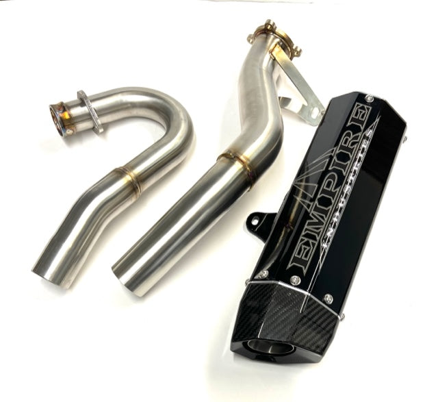 Empire Industries Gen 2 Carbon Fiber Series Exhaust for Honda TRX 450 04-05
