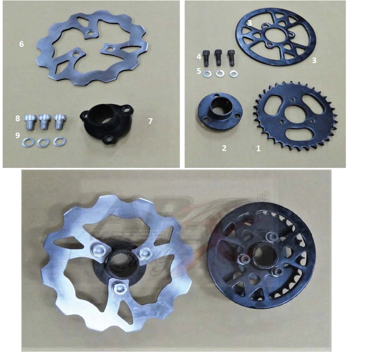 APEX REAR SPROCKET ROTOR — precision racing parts