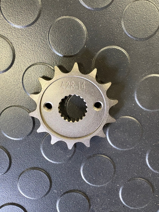 CRF150 & CRF150r conversion sprocket for 428 chain 14 tooth