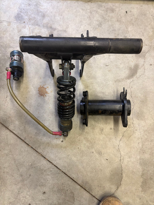 Used OEM DRR swingarm & Carrier housing