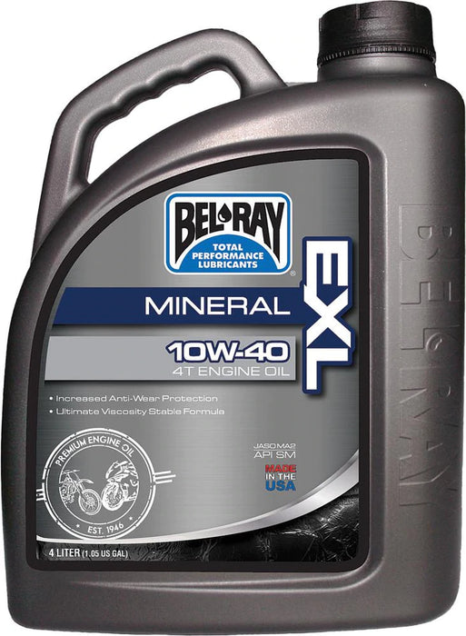 BEL RAY EXL Mineral 4T Engine Oil