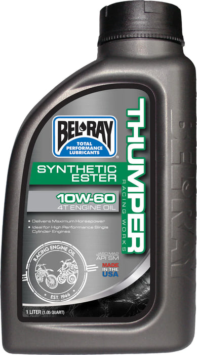 WORKS THUMPER SYNTHETIC 4T 10W-60 1LT BEL RAY