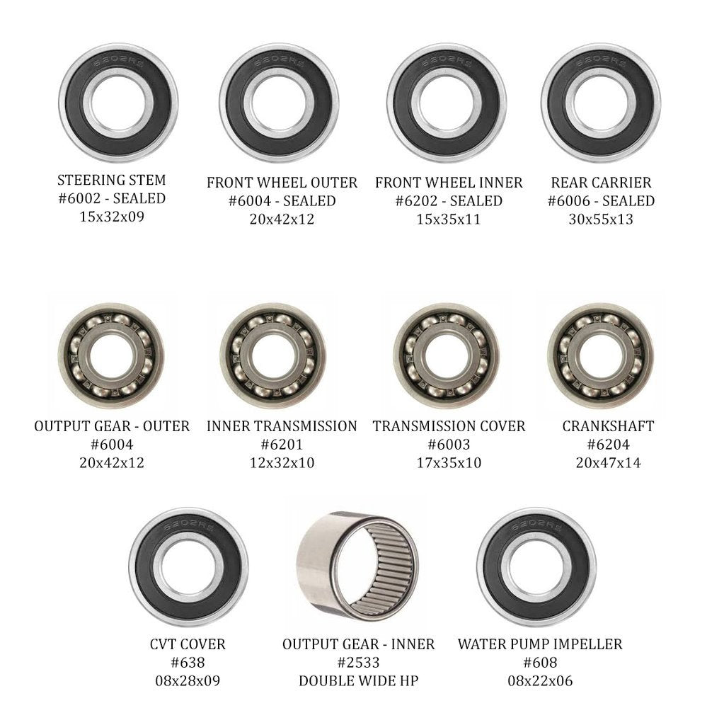 6003 Hybrid Ceramic Bearings (17X35X10)