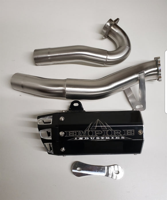 Empire Industries Hybrid Full Exhaust for 2004-2005 Honda TRX chassis with 17-20 CRF 450 Motor