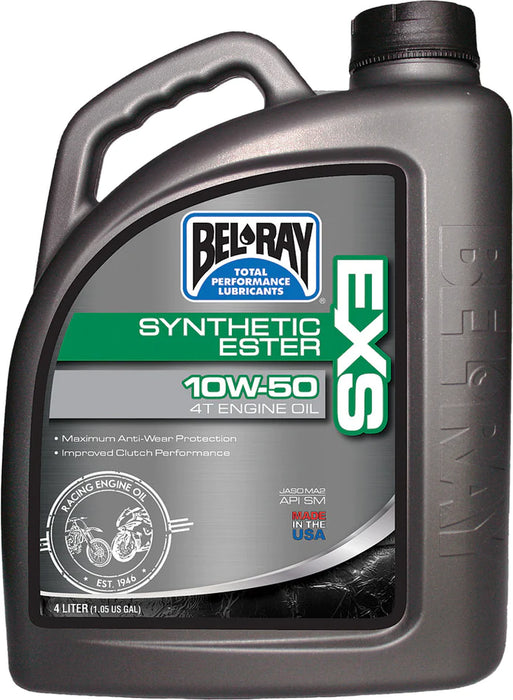 EXS FULL SYNTHETIC ESTER 4T ENGINE OIL 10W-50 4L BEL RAY