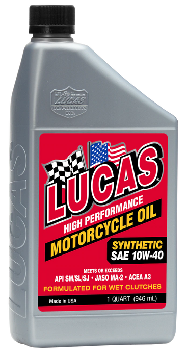 LUCAS SYNTHETIC HIGH PERFORMANCE OIL 10W-40 1QT