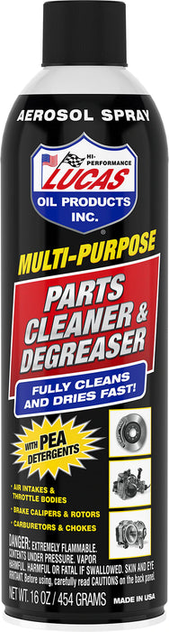 LUCAS PARTS CLEANER AND DEGREASER 16OZ 12/CASE