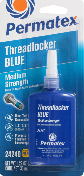 MEDIUM STRENGTH THREADLOCKER BLUE 36 ML