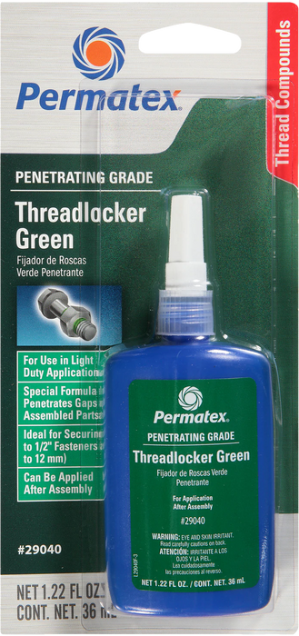PENETRATING GRADE THREADLOCKER GREEN 36 ML