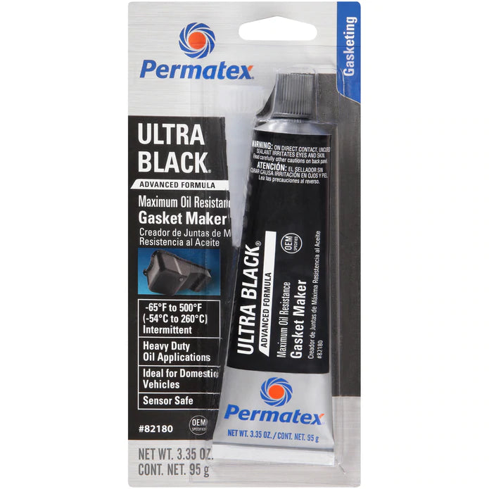ULTRA BLACK HI-TEMP RTV SILICONE GASKET MAKER 3.35 OZ