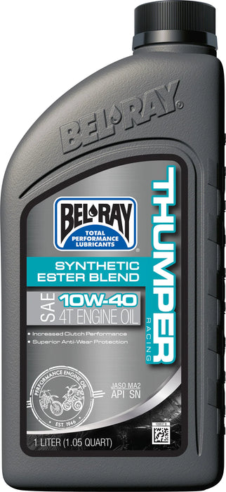 BEL RAY THUMPER SYNTHETIC ESTER BLEND 4T ENGINE OIL 10W-40 1L