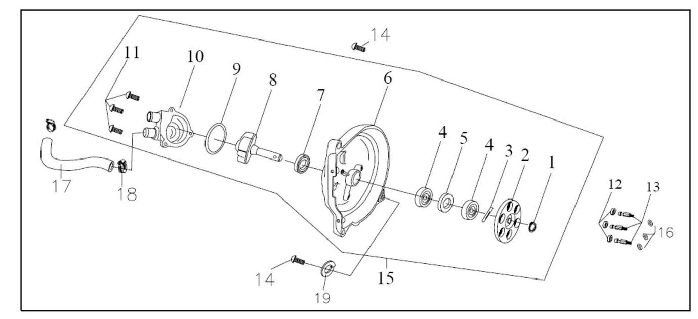 #15 Pump Assy 50/90/100cc — Precision Racing Parts
