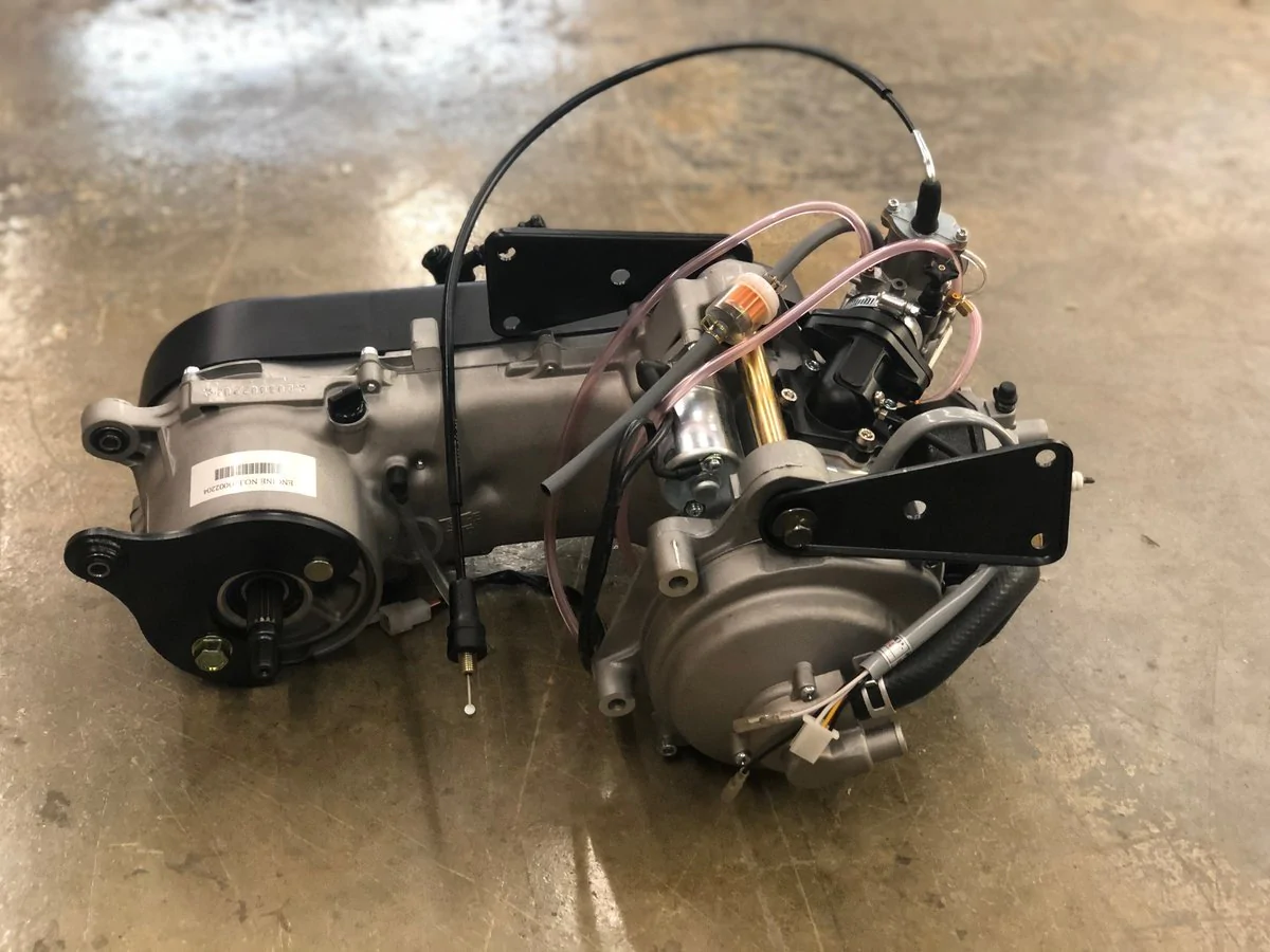 Engine Complete DRR 50cc "R" — precision racing parts